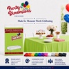 image:imageParty Dimensions Red Disposable Plastic Tablecloth Round 84 12 PackLime Green