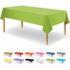 image:imageParty Dimensions Red Disposable Plastic Tablecloth Round 84 12 PackLime Green