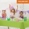 image:imageParty Dimensions Red Disposable Plastic Tablecloth Round 84 12 PackLime Green