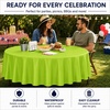 image:imageParty Dimensions Red Disposable Plastic Tablecloth Round 84 12 PackLime Green
