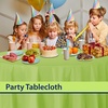 image:imageParty Dimensions Red Disposable Plastic Tablecloth Round 84 12 PackLime Green