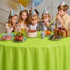 image:imageParty Dimensions Red Disposable Plastic Tablecloth Round 84 12 PackLime Green