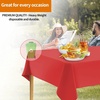 image:imageParty Dimensions Red Disposable Plastic Tablecloth Round 84 12 PackOrange