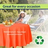 image:imageParty Dimensions Red Disposable Plastic Tablecloth Round 84 12 PackOrange