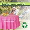 image:imageParty Dimensions Red Disposable Plastic Tablecloth Round 84 12 PackPink