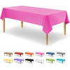 image:imageParty Dimensions Red Disposable Plastic Tablecloth Round 84 12 PackPink