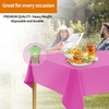 image:imageParty Dimensions Red Disposable Plastic Tablecloth Round 84 12 PackPink