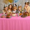 image:imageParty Dimensions Red Disposable Plastic Tablecloth Round 84 12 PackPink