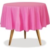 image:imageParty Dimensions Red Disposable Plastic Tablecloth Round 84 12 PackPink