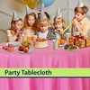 image:imageParty Dimensions Red Disposable Plastic Tablecloth Round 84 12 PackPink