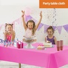image:imageParty Dimensions Red Disposable Plastic Tablecloth Round 84 12 PackPink
