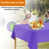 image:imageParty Dimensions Red Disposable Plastic Tablecloth Round 84 12 PackPurple