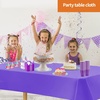 image:imageParty Dimensions Red Disposable Plastic Tablecloth Round 84 12 PackPurple