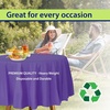 image:imageParty Dimensions Red Disposable Plastic Tablecloth Round 84 12 PackPurple