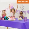 image:imageParty Dimensions Red Disposable Plastic Tablecloth Round 84 12 PackPurple
