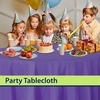 image:imageParty Dimensions Red Disposable Plastic Tablecloth Round 84 12 PackPurple