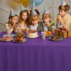 image:imageParty Dimensions Red Disposable Plastic Tablecloth Round 84 12 PackPurple