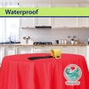 image:imageParty Dimensions Red Disposable Plastic Tablecloth Round 84 12 PackRed