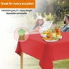 image:imageParty Dimensions Red Disposable Plastic Tablecloth Round 84 12 PackRed