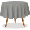 image:imageParty Dimensions Red Disposable Plastic Tablecloth Round 84 12 PackSilver
