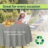 image:imageParty Dimensions Red Disposable Plastic Tablecloth Round 84 12 PackSilver