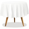 image:imageParty Dimensions Red Disposable Plastic Tablecloth Round 84 12 PackWhite