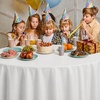 image:imageParty Dimensions Red Disposable Plastic Tablecloth Round 84 12 PackWhite