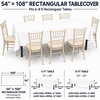 image:imageParty Dimensions Red Disposable Plastic Tablecloth Round 84 12 PackWhite