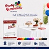 image:imageParty Dimensions Red Disposable Plastic Tablecloth Round 84 12 PackWhite