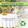image:imageParty Dimensions Red Disposable Plastic Tablecloth Round 84 12 PackWhite