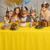 image:imageParty Dimensions Red Disposable Plastic Tablecloth Round 84 12 PackYellow
