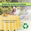 image:imageParty Dimensions Red Disposable Plastic Tablecloth Round 84 12 PackYellow