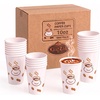 image:imagePremium Espresso White Paper Cups with Handles  4 oz 50 Pack  Elegant EcoFriendly amp Perfect for Creamy Coffee Moments10 ounces