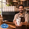 image:imagePremium Espresso White Paper Cups with Handles  4 oz 50 Pack  Elegant EcoFriendly amp Perfect for Creamy Coffee Moments12 ounces