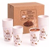 image:imagePremium Espresso White Paper Cups with Handles  4 oz 50 Pack  Elegant EcoFriendly amp Perfect for Creamy Coffee Moments16 ounces