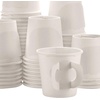 image:imagePremium Espresso White Paper Cups with Handles  4 oz 50 Pack  Elegant EcoFriendly amp Perfect for Creamy Coffee Moments4 ounces