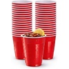 image:imageHanna K Signature Disposable Plastic Party Cups HeavyDuty 18 oz Gold Cups 50 CountRed