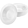 image:imageLillian Tablesettings Premium Quality Heavyweight Plastic Plates China Like Wedding and Party Dinnerware Plastic Plates 75 inch WhitePearlValue Pack 40 CountWhite Pearl