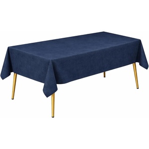 image:imageLillian Made in Italy ClothLike Disposable Tablecloth for Rectangle Tables 6 Pack  Premium Airlaid LinenFeel Table Cover Luxury Tablecloth for Parties Events amp Weddings Elegant Striped DesignNavy