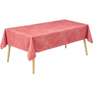 image:imageLillian Made in Italy ClothLike Disposable Tablecloth for Rectangle Tables 6 Pack  Premium Airlaid LinenFeel Table Cover Luxury Tablecloth for Parties Events amp Weddings Elegant Striped DesignPink