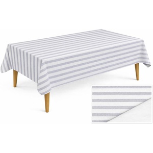 image:imageLillian Made in Italy ClothLike Disposable Tablecloth for Rectangle Tables 6 Pack  Premium Airlaid LinenFeel Table Cover Luxury Tablecloth for Parties Events amp Weddings Elegant Striped DesignPearl  White
