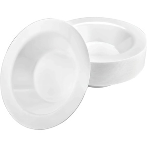 image:imageLillian Tablesettings Premium Quality Heavyweight Plastic Plates China Like Wedding and Party Dinnerware Plastic Plates 75 inch WhitePearlValue Pack 40 CountWhite Pearl