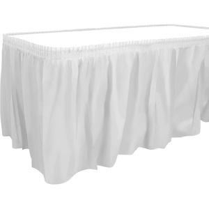image:imageParty Dimensions Plastic Table Skirt 29Inches by 14Feet  Blue  6 PackBeige