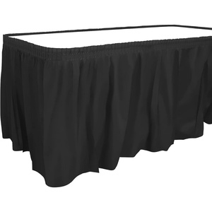 image:imageParty Dimensions Plastic Table Skirt 29Inches by 14Feet  Blue  6 PackBlack