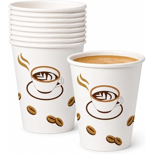 image:imagePremium Espresso White Paper Cups with Handles  4 oz 50 Pack  Elegant EcoFriendly amp Perfect for Creamy Coffee Moments12 ounces