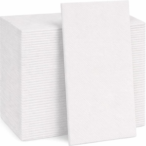 image:imagePremium White Napkins 18 Fold Dinner Napkin Disposable 2Ply White Party Napkins Value Pack 100 Count400 Count