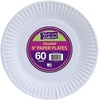 image:imageNicole Home Collection 1000 Count 6Inch White Uncoated Paper Plates Disposable Dessert Plates for Parties amp Everyday Use9 Inch  60 Count