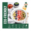 image:imageNicole Home Collection Compostable Heavy Duty 6 Disposable Paper Plates 100 Bagasse Biodegradable EcoFriendly Natural Sugarcane 50 Count12 oz Bowls