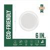 image:imageNicole Home Collection Compostable Heavy Duty 6 Disposable Paper Plates 100 Bagasse Biodegradable EcoFriendly Natural Sugarcane 50 Count6 Plates