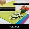 image:imageNicole Home Collection Flexible Cutting Mats Set of 3  BPAFree Plastic ColorCoded Kitchen Chopping Boards 12x15 Durable NonSlip Mats for Meat Veggies FruitsAssorted Colors